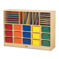 Jonti-Craft® Sectional Cubby-W/colored trays