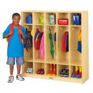 5-Section Preschool Coat Locker
