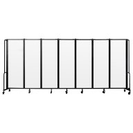 NPS® Room Divider, 7 Sections, Whiteboard Panels