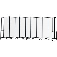 NPS® Room Divider, 9 Sections, Whiteboard Panels