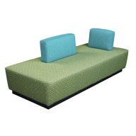 Re·Group 86” Soft Seating Lounger with Side & Back