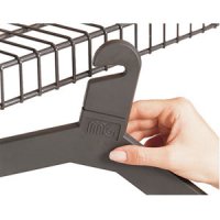 Slotted Style Plastic Hangers - Pack of 6