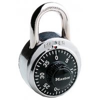 High-Security Keyed Combination Padlock w/Short Shackle
