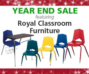 Royal Classroom Furniture Featured in Year-End Hertz Furniture Sale