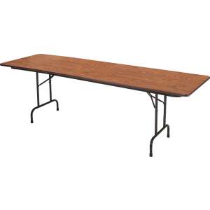 Duralam Rectangular Folding Table-Adj. Height  (72x24")