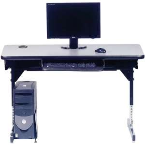 8700 Series Adjustable Classroom Computer Table (36x30")
