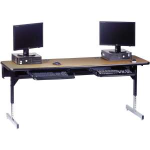 8700 Series Adjustable Classroom Computer Table (60x24")