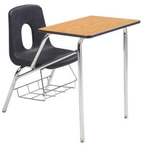 Poly Student Chair Desk - Laminate Top (14"H)