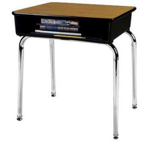 Open Front School Desk - Laminate Top