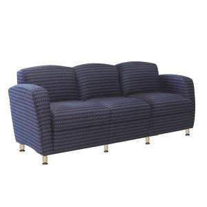Accompany Metal Leg 3-Seat Reception Sofa - Grade 1
