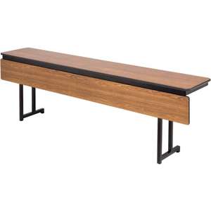 Adjustable Folding Training Table with Modesty Panel (96x18")