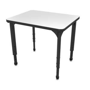 Apex Adjustable School Desk - Whiteboard Top (24x30”)
