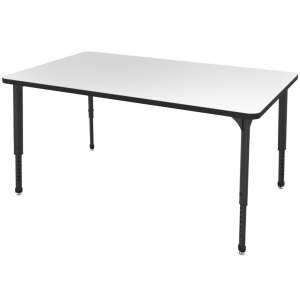 Apex Adj. Rectangle Activity Table - Whiteboard Top (60x30”)