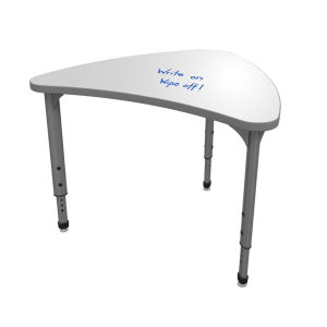 Adjustable Collaborative School Desk - Whiteboard Top (31x38")