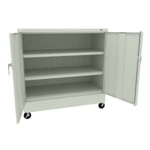 Mobile Steel Storage Cabinet (46"Wx24"Dx48"H)