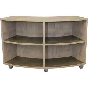 Curved School Bookcase (36"H)