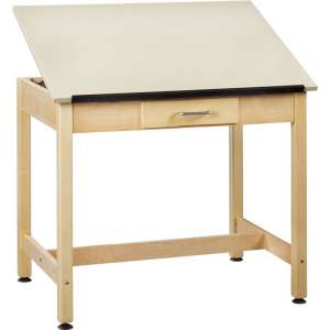 Drawing Table 1-Piece Top Small Drawer (30"H)
