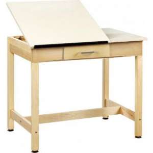 Drawing Table 2-Piece Top Small Drawer (30")
