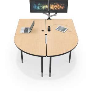 MediaSpace Table with Black Legs (59x71”)