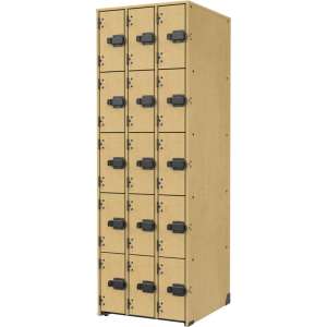 BandStor™ Instrument Locker - Solid Doors, 15 Deep Cubbies