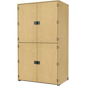 BandStor™ Instrument Locker Solid Doors, 2 XL Compartments