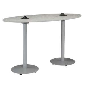 Boost Oval Café Table - Standard Height (72x36x30”H)
