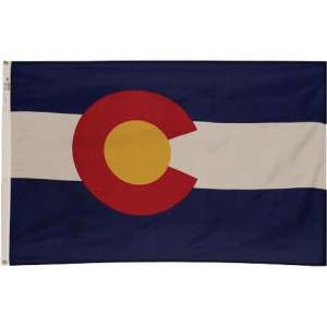 Nylon Outdoor Colorado State Flag (3x5')