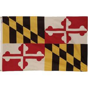 Nylon Outdoor Maryland State Flag (3x5')