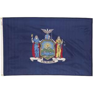 Nylon Outdoor New York State Flag (3x5')