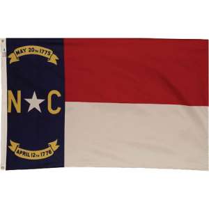 Nylon Outdoor North Carolina State Flag (3x5')