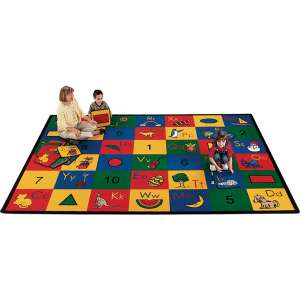 Blocks of Fun Rectangle Carpet (8'4"x11'8")