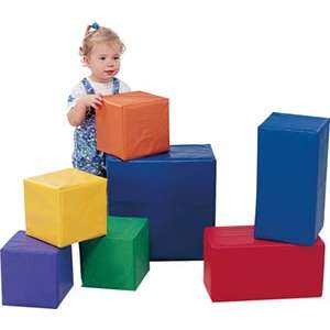 Sturdiblock Soft Play Toddler Baby Blocks - Set of 7
