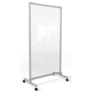 Glass Mobile Divider (38"Wx74"H)