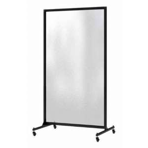 Freestanding Portable Frosted Room Divider (1 Panel 74"H)