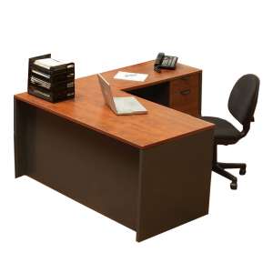 School Office L-Shaped Desk - Right