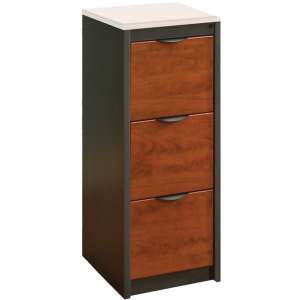 Counter-Height 3-Drawer Vertical File Cabinet - No Top