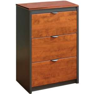 Counter-Height 3-Drawer Lateral File Cabinet - No Top