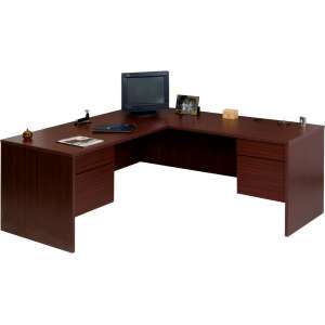 Managerial L-Desk 3/4 Pedestal