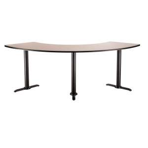 108° Curve Café Table - "T" Base (24x93")