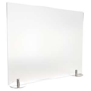 Freestanding Protection Screen, Frosted Plastic (29"x24"H)