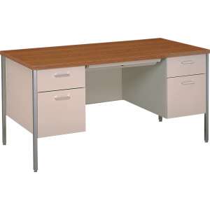 Steel Executive Double-Pedestal Teachers Desk (60"x30")