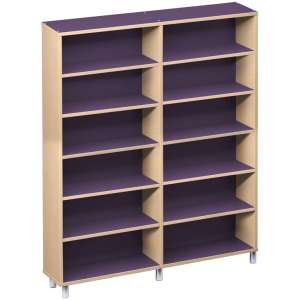 Palette Envision Library Shelving (63"Wx82"H)