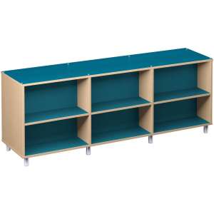 Palette Envision Library Shelving - Double-Sided (94"Wx36"H)