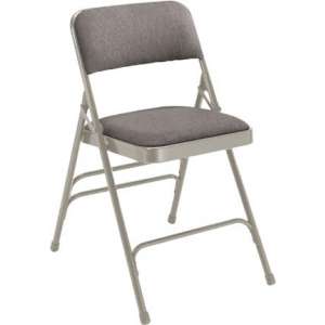 Premium Fabric Upholstered Triple Brace Folding Chair (4 Pack)