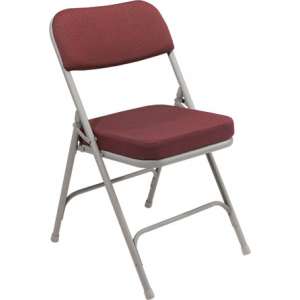 2"-Thick Fabric Upholstered Folding Chair (2 Pack)
