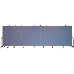 FREEstanding Portable Partition - 11 Panels (6'8"H x 20'5"L)