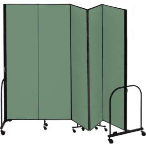 FREEstanding Portable Partition - 5 Panels (8'H x 9'5"L)