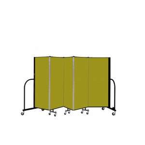 FREEstanding Portable Partition - 5 Panels (5'H x 9'5"L)
