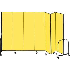 FREEstanding Portable Partition - 7 Panels (8'H x 13'1"L)