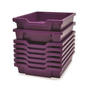 Gratnells Shallow Tray -  Pack of 8